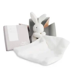 Marie Dumas White Bunny with Handkerchief