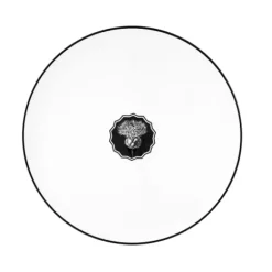 Marie Dumas White Herbariae Charger Plate