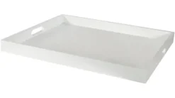 Marie Dumas White Lacquered Tray - Large