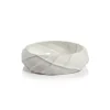 Marie Dumas White Large Ridged Bowl