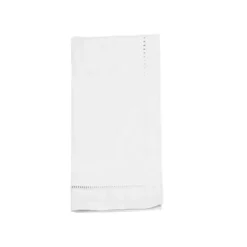Marie Dumas White Linen Napkin Set of 4
