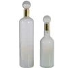 Marie Dumas White Mystic Decanter Set of Two