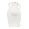 Marie Dumas White Silhouette Vase