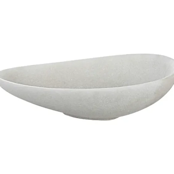 Marie Dumas White Swoop Bowl