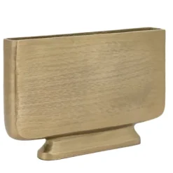 Marie Dumas Wide Golden Aluminum Vase
