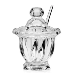 Marie Dumas Windsor Honey & Condiment Jar w/ Spoon