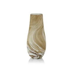Marie Dumas Wood Latte Small Vase